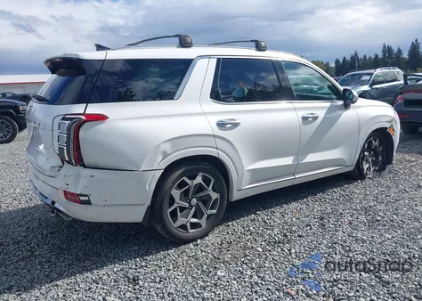 2022 Hyundai Palisade Calligraphy from USA, damaged, VIN KM8R7DHE7NU337769